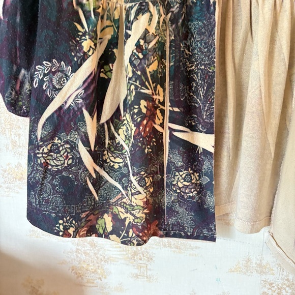 Vintage 90s y2k whimsigoth purple butterfly rhinestone bell sleeve cardigan 2X - Picture 4 of 10